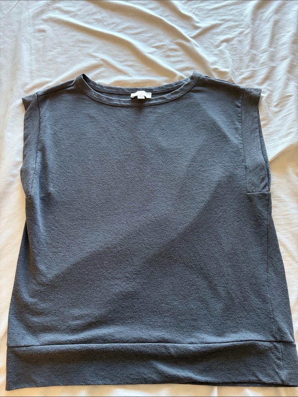 LOFT outlet charcoal gray top